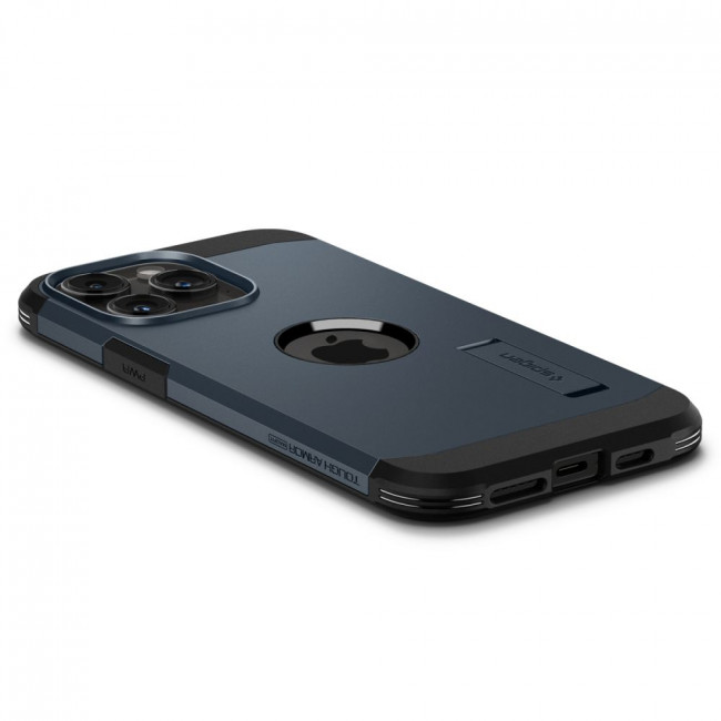 Spigen iPhone 15 Pro Tough Armor Mag Σκληρή Θήκη με MagSafe - Metal Slate