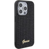 Guess iPhone 15 Pro Disco Metal Script Θήκη Σιλικόνης - Black - GUHCP15LPMSDGSK