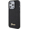 Guess iPhone 15 Pro Disco Metal Script Θήκη Σιλικόνης - Black - GUHCP15LPMSDGSK