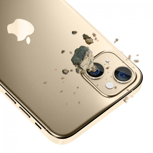 3MK iPhone 15 Plus Lens Protection Pro 9H Αντιχαρακτικό Γυαλί για την Κάμερα - Gold