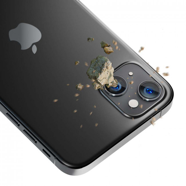 3MK iPhone 15 Plus Lens Protection Pro 9H Αντιχαρακτικό Γυαλί για την Κάμερα - Graphite