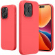 KW iPhone 15 Pro Max Θήκη Σιλικόνης Rubberized TPU - Neon Coral - 61956.103