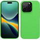 KW iPhone 15 Pro Max Θήκη Σιλικόνης Rubberized TPU - Lime Green - 61956.159