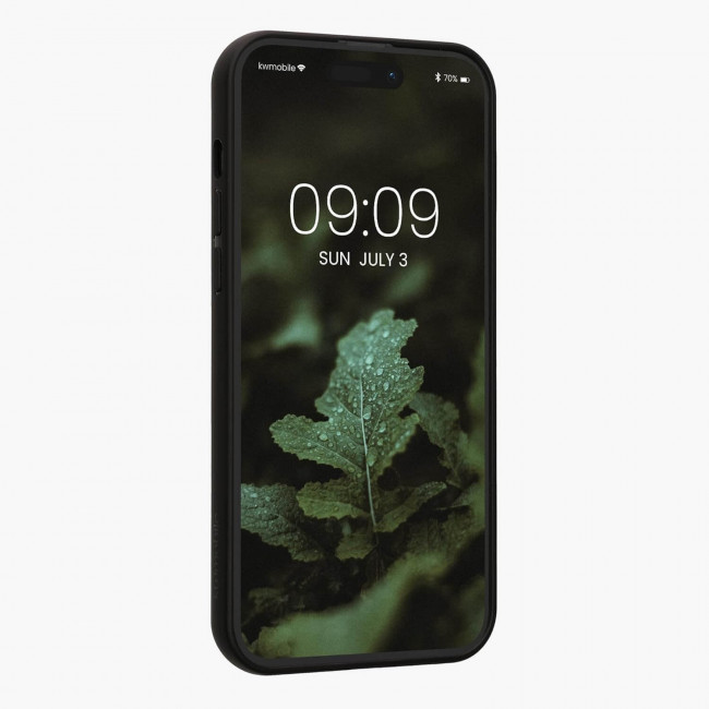 KW iPhone 15 Plus Θήκη από Φυσικό Ξύλο - Dark Brown - 62008.18