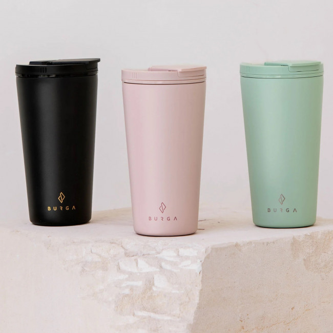 Burga COFFEE-CUP Κούπα Θερμός από Ανοξείδωτο Ατσάλι - 470ml - Blush Pink