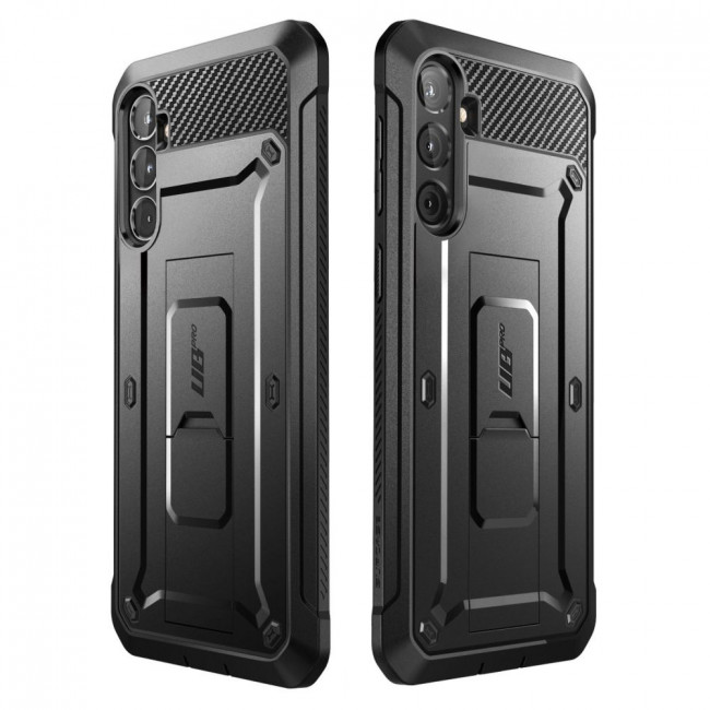 Supcase Samsung Galaxy S23 FE Unicorn Beetle Pro Σκληρή Θήκη με Προστασία Οθόνης και Stand - Black