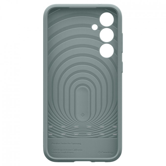 Caseology Samsung Galaxy S23 FE Parallax Θήκη Σιλικόνης με Σκληρό Πλαίσιο - Sage Green