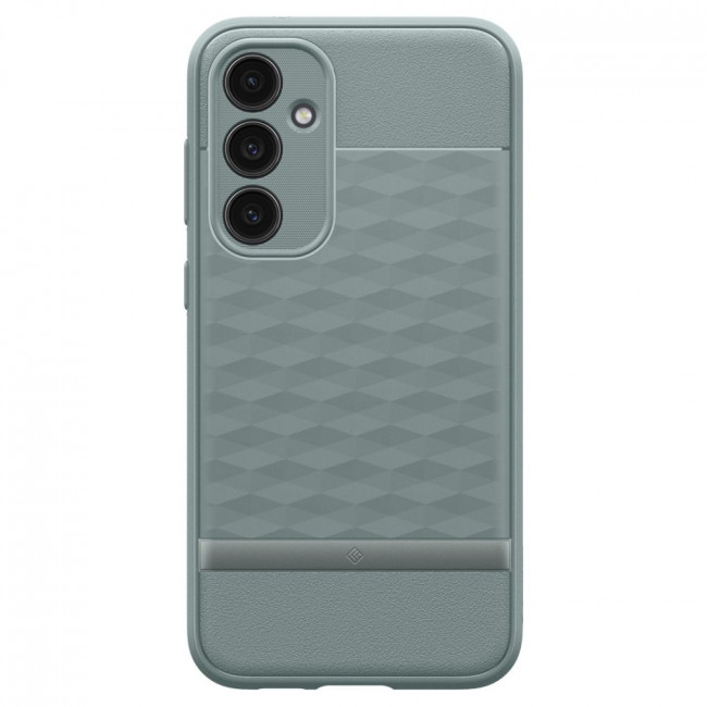 Caseology Samsung Galaxy S23 FE Parallax Θήκη Σιλικόνης με Σκληρό Πλαίσιο - Sage Green