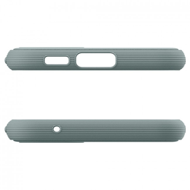 Caseology Samsung Galaxy S23 FE Parallax Θήκη Σιλικόνης με Σκληρό Πλαίσιο - Sage Green