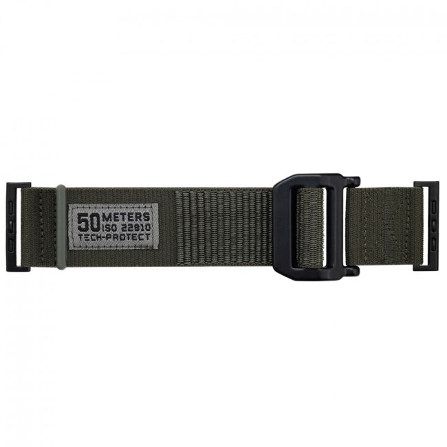 Tech-Protect Λουράκι Apple Watch 2 / 3 / 4 / 5 / 6 / 7 / 8 / 9 / SE / SE 2 / ULTRA / ULTRA 2 - 42 / 44 / 45 / 49 mm Scout - Military Green