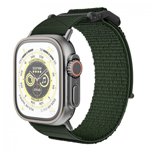 Tech-Protect Λουράκι Apple Watch 2 / 3 / 4 / 5 / 6 / 7 / 8 / 9 / SE / SE 2 / ULTRA / ULTRA 2 - 42 / 44 / 45 / 49 mm Scout - Military Green