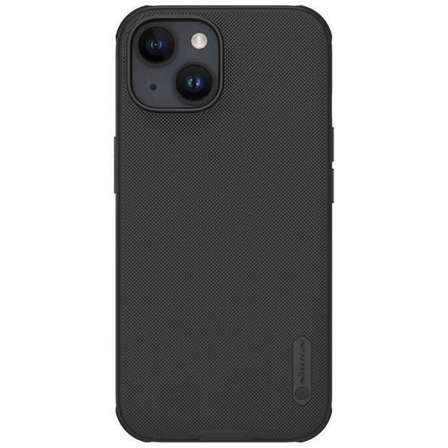 Nillkin iPhone 15 Plus Super Frosted Shield Pro Σκληρή Θήκη με Πλαίσιο Σιλικόνης - Black