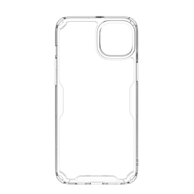 Nillkin iPhone 15 Plus Nature Pro - Σκληρή Θήκη με Πλαίσιο Σιλικόνης - Διάφανη