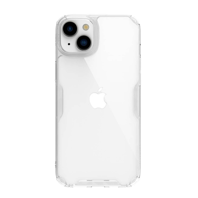 Nillkin iPhone 15 Plus Nature Pro - Σκληρή Θήκη με Πλαίσιο Σιλικόνης - Διάφανη