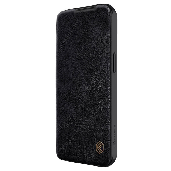 Nillkin iPhone 15 Plus Qin Pro Leather Θήκη Βιβλίο με Κάλυμμα για την Κάμερα - Black