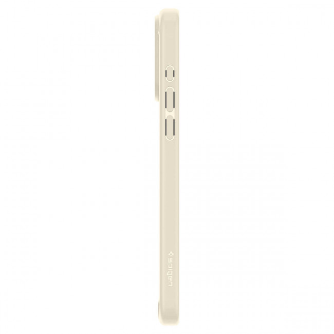 Spigen iPhone 15 Pro Max Crystal Hybrid Σκληρή Θήκη με Πλαίσιο Σιλικόνης - Sand Beige