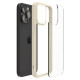 Spigen iPhone 15 Pro Max Crystal Hybrid Σκληρή Θήκη με Πλαίσιο Σιλικόνης - Sand Beige