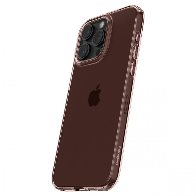 Spigen iPhone 15 Pro Max Crystal Flex Θήκη Σιλικόνης - Rose Crystal