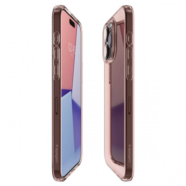 Spigen iPhone 15 Pro Max Crystal Flex Θήκη Σιλικόνης - Rose Crystal