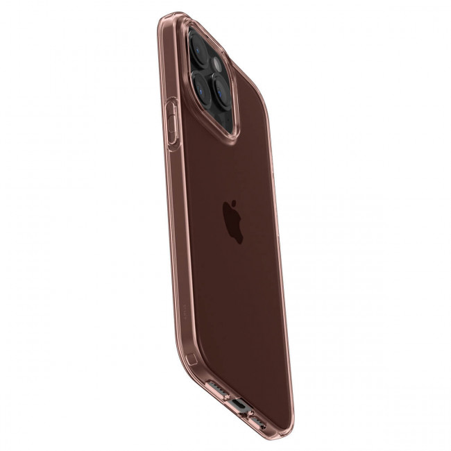 Spigen iPhone 15 Pro Max Crystal Flex Θήκη Σιλικόνης - Rose Crystal