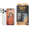 PanzerGlass iPhone 15 Pro - Σετ με 1 Αντιχαρακτικό Γυαλί Οθόνης Ultra-Wide Fit, 1 Αντιχαρακτικό Γυαλί για την Κάμερα και 1 Σκληρή Θήκη - Διάφανο