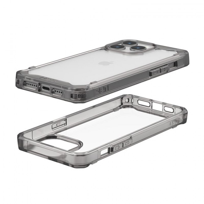 UAG iPhone 15 Pro Max Plyo Series Θήκη Υψηλής Προστασίας - Ash - Διάφανη