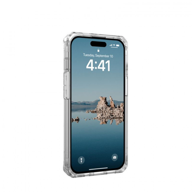 UAG iPhone 15 Plyo Series Θήκη Υψηλής Προστασίας με MagSafe - Ice / Silver - Διάφανη