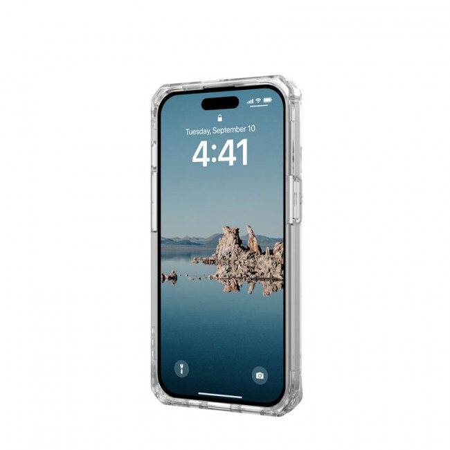 UAG iPhone 15 Plyo Series Θήκη Υψηλής Προστασίας με MagSafe - Ice / Silver - Διάφανη