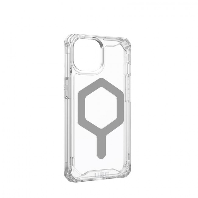 UAG iPhone 15 Plyo Series Θήκη Υψηλής Προστασίας με MagSafe - Ice / Silver - Διάφανη