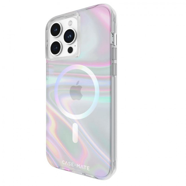 Case-Mate iPhone 15 Pro Max Soap Bubble MagSafe Σκληρή Θήκη με MagSafe - Soap Bubble