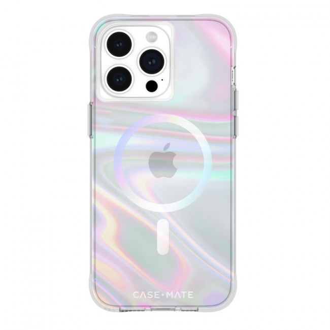 Case-Mate iPhone 15 Pro Max Soap Bubble MagSafe Σκληρή Θήκη με MagSafe - Soap Bubble