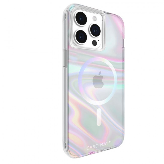 Case-Mate iPhone 15 Pro Max Soap Bubble MagSafe Σκληρή Θήκη με MagSafe - Soap Bubble