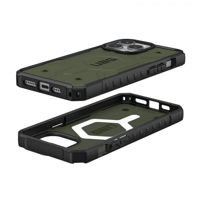 UAG iPhone 15 Pro Max Pathfinder MagSafe Series Σκληρή Θήκη με MagSafe - Olive Drab