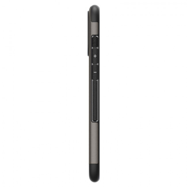 Spigen iPhone 15 Pro Slim Armor Mag Σκληρή Θήκη με Stand και MagSafe - Gunmetal