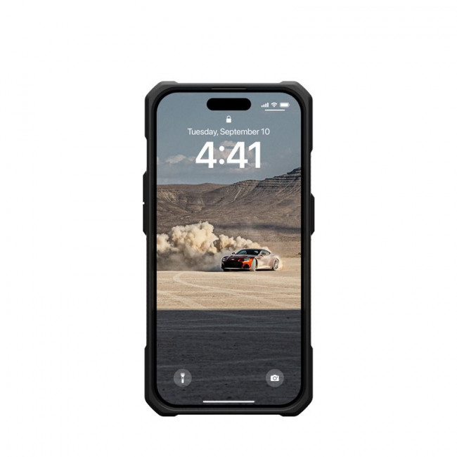 UAG iPhone 15 Pro Monarch Kevlar Series Σκληρή Θήκη - Kevlar Element Green