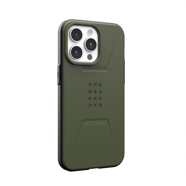 UAG iPhone 15 Pro Max Civilian MagSafe Σκληρή Θήκη με MagSafe - Olive Drab