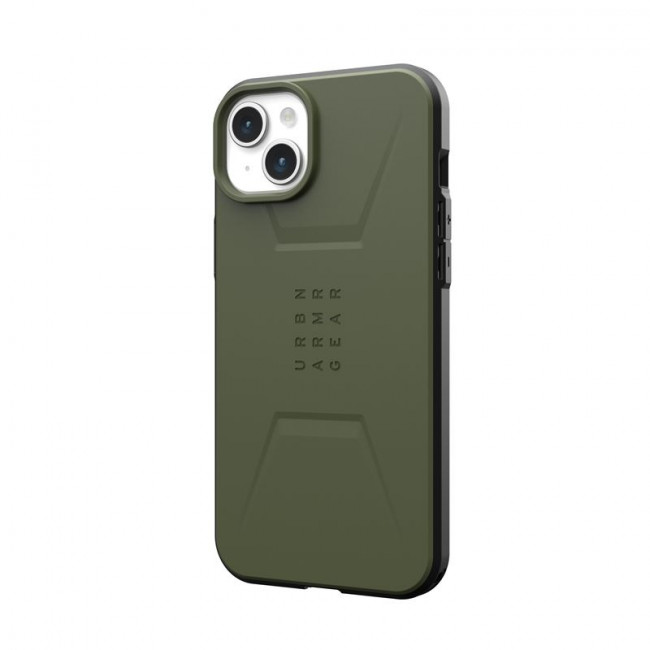 UAG iPhone 15 Plus Civilian MagSafe Σκληρή Θήκη με MagSafe - Olive Drab