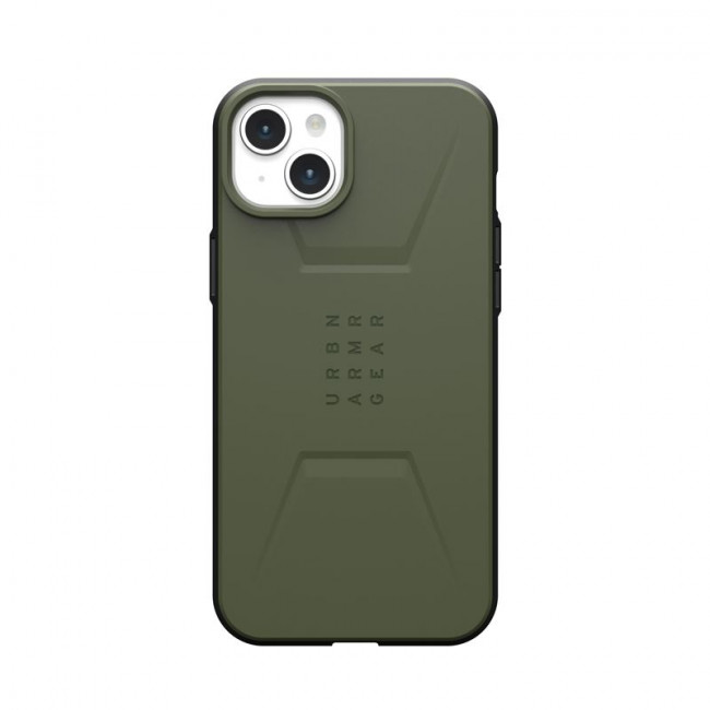 UAG iPhone 15 Plus Civilian MagSafe Σκληρή Θήκη με MagSafe - Olive Drab