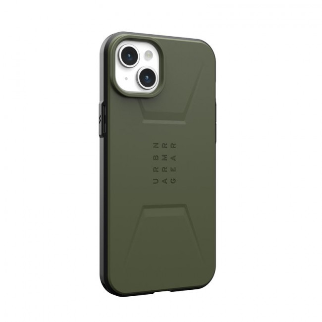 UAG iPhone 15 Plus Civilian MagSafe Σκληρή Θήκη με MagSafe - Olive Drab