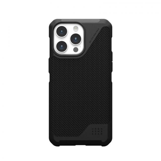 UAG iPhone 15 Pro Max Metropolis LT Series Σκληρή Θήκη με MagSafe - Kevlar Black