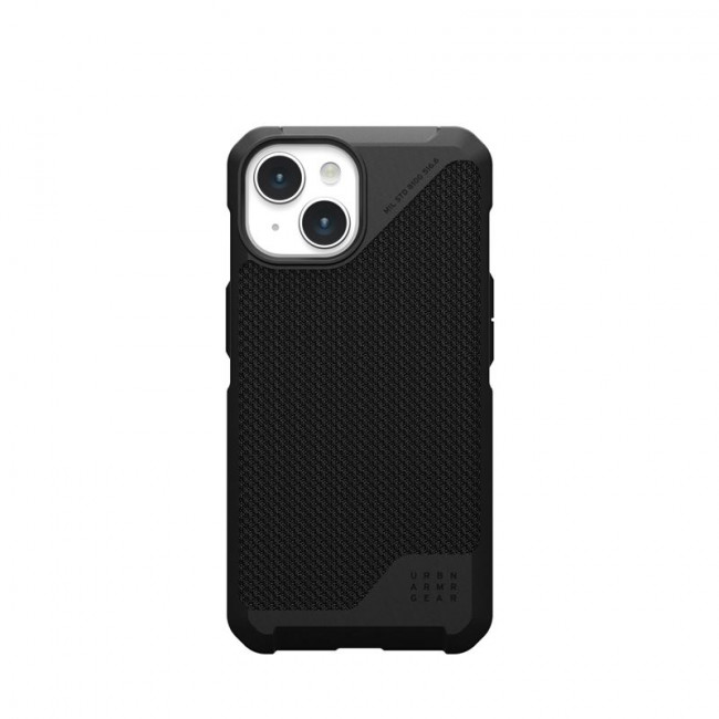 UAG iPhone 15 Metropolis LT Series Σκληρή Θήκη με MagSafe - Kevlar Black