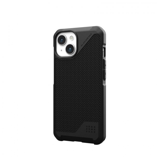 UAG iPhone 15 Metropolis LT Series Σκληρή Θήκη με MagSafe - Kevlar Black