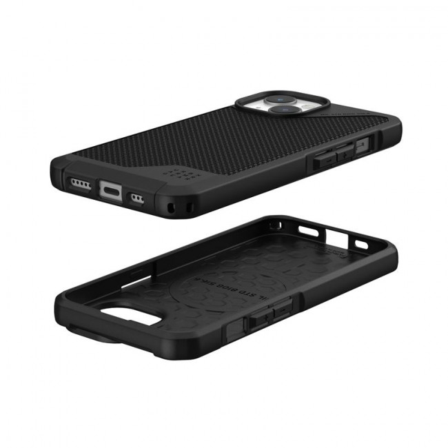 UAG iPhone 15 Metropolis LT Series Σκληρή Θήκη με MagSafe - Kevlar Black