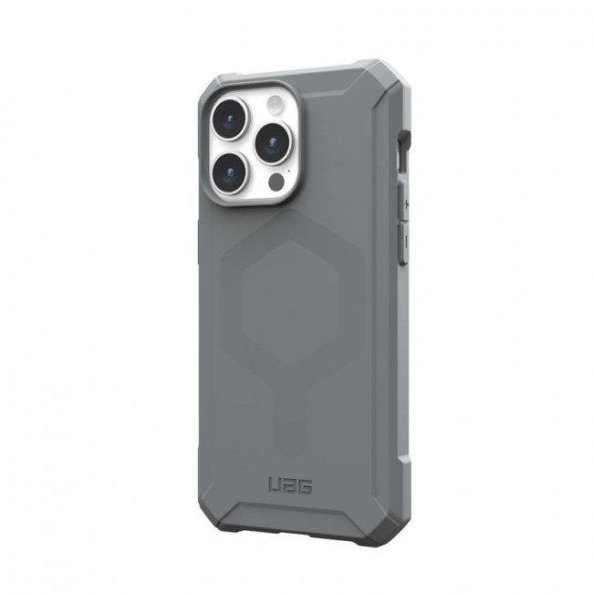 UAG iPhone 15 Pro Max Essential Armor MagSafe Θήκη Σιλικόνης TPU με MagSafe - Silver