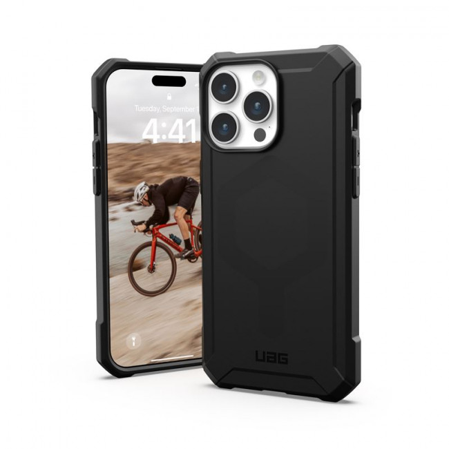 UAG iPhone 15 Pro Max Essential Armor MagSafe Θήκη Σιλικόνης TPU με MagSafe - Black