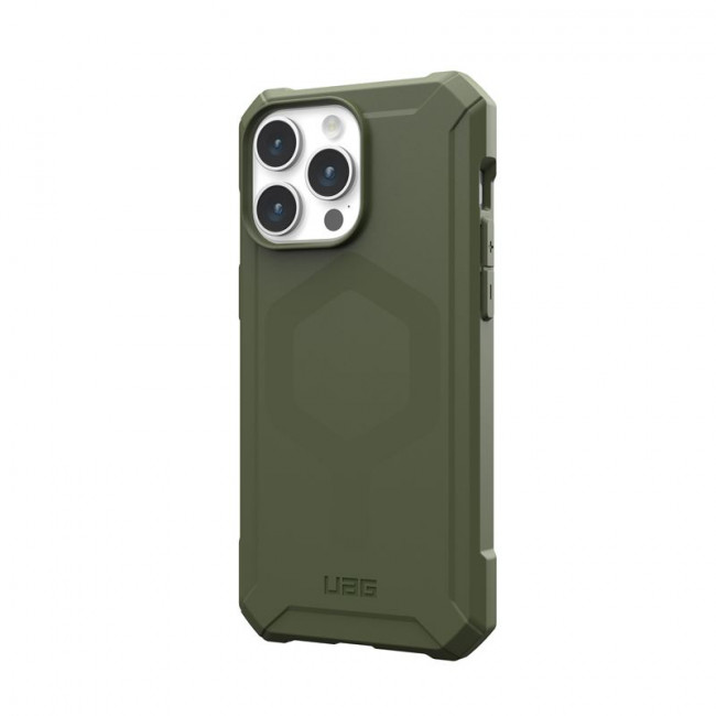 UAG iPhone 15 Pro Max Essential Armor MagSafe Θήκη Σιλικόνης TPU με MagSafe - Olive Drab