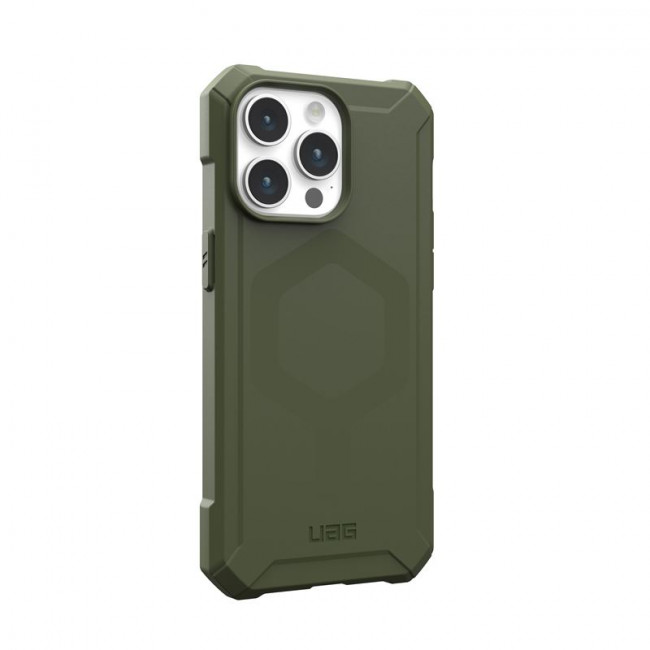 UAG iPhone 15 Pro Max Essential Armor MagSafe Θήκη Σιλικόνης TPU με MagSafe - Olive Drab