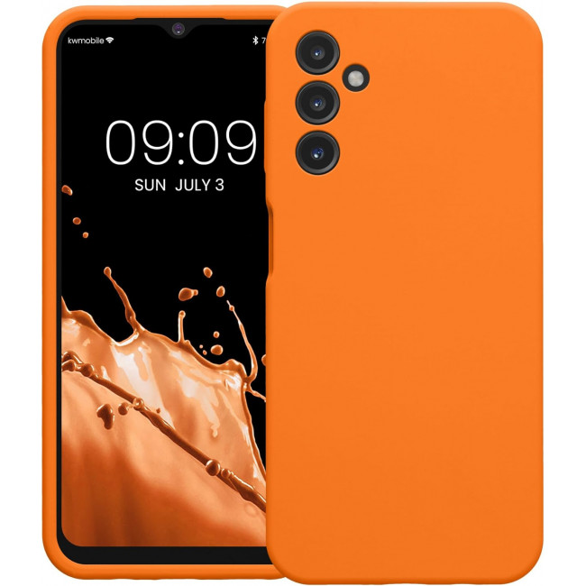 KW Samsung Galaxy A14 5G Θήκη Σιλικόνης Rubber TPU - Fruity Orange - 60808.150