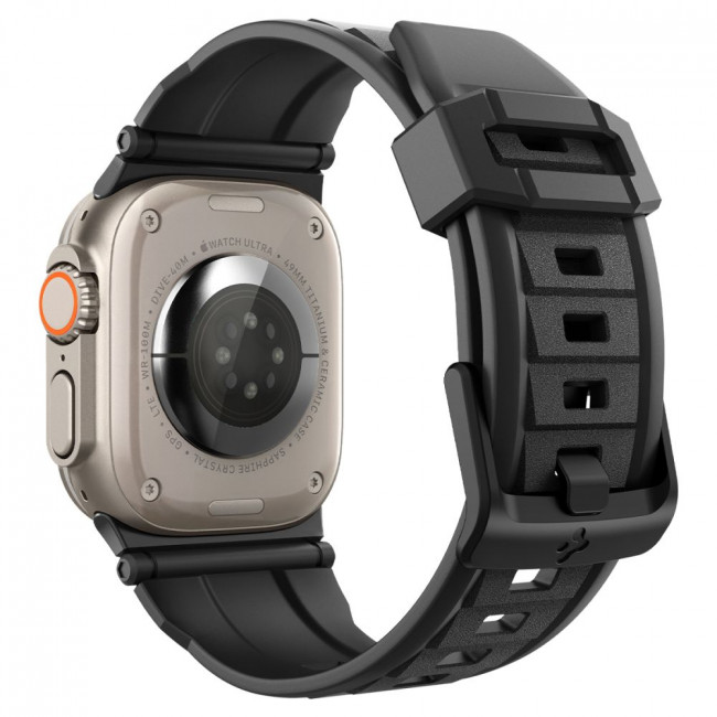 Spigen Λουράκι Apple Watch 2 / 3 / 4 / 5 / 6 / 7 / 8 / 9 / SE / ULTRA 1 / ULTRA 2 - 42 / 44 / 45 / 49 mm Rugged Ultra Band - Matte Black