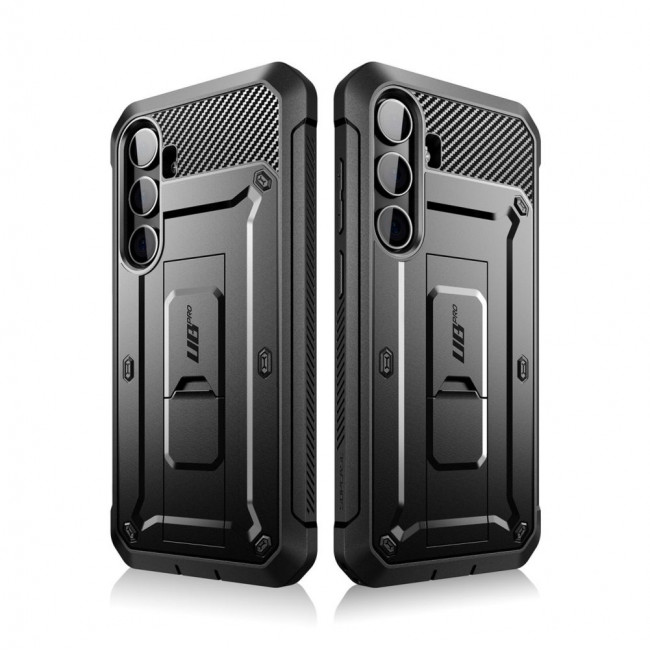 Supcase Samsung Galaxy S24+ Unicorn Beetle Pro 2 Σκληρή Θήκη με Προστασία Οθόνης και Stand - Black